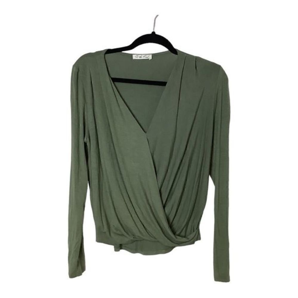 #113 ON THE ROAD cross front long sleeve tee